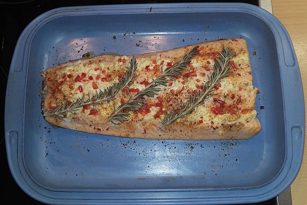 Frisches Lachsfilet im Backofen von muepfli | Chefkoch