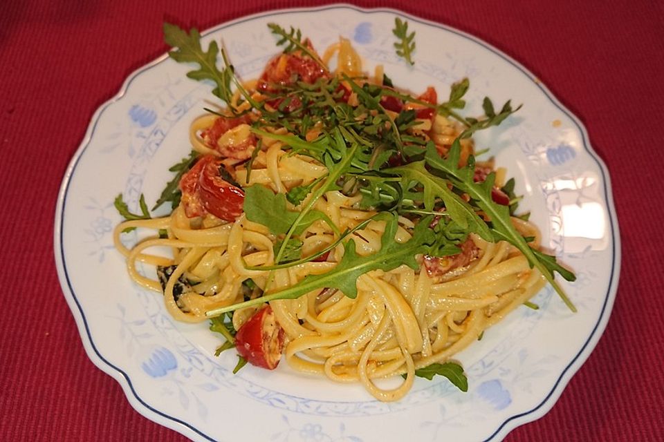 Spaghetti mit Cocktailtomaten