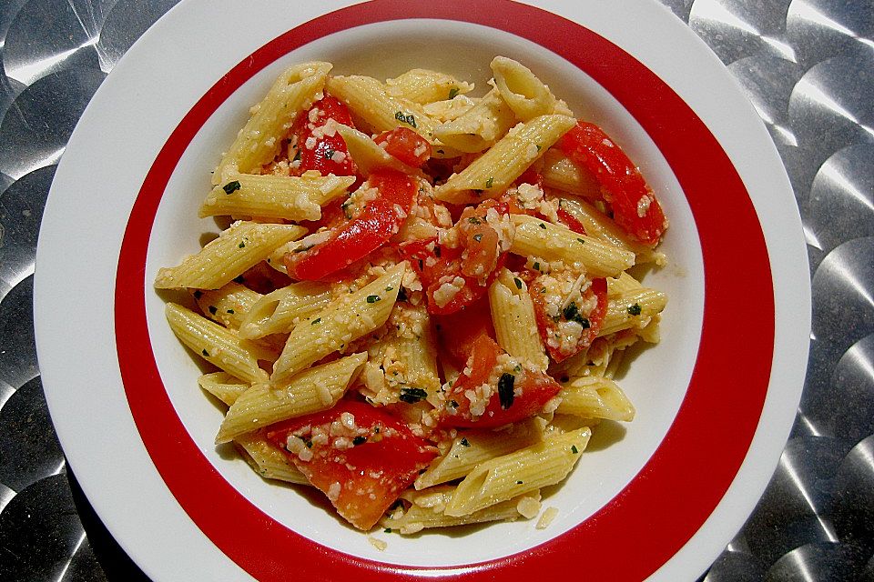 Spaghetti mit Cocktailtomaten