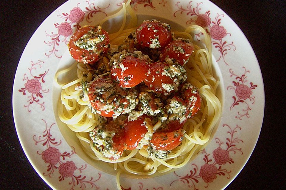 Spaghetti mit Cocktailtomaten