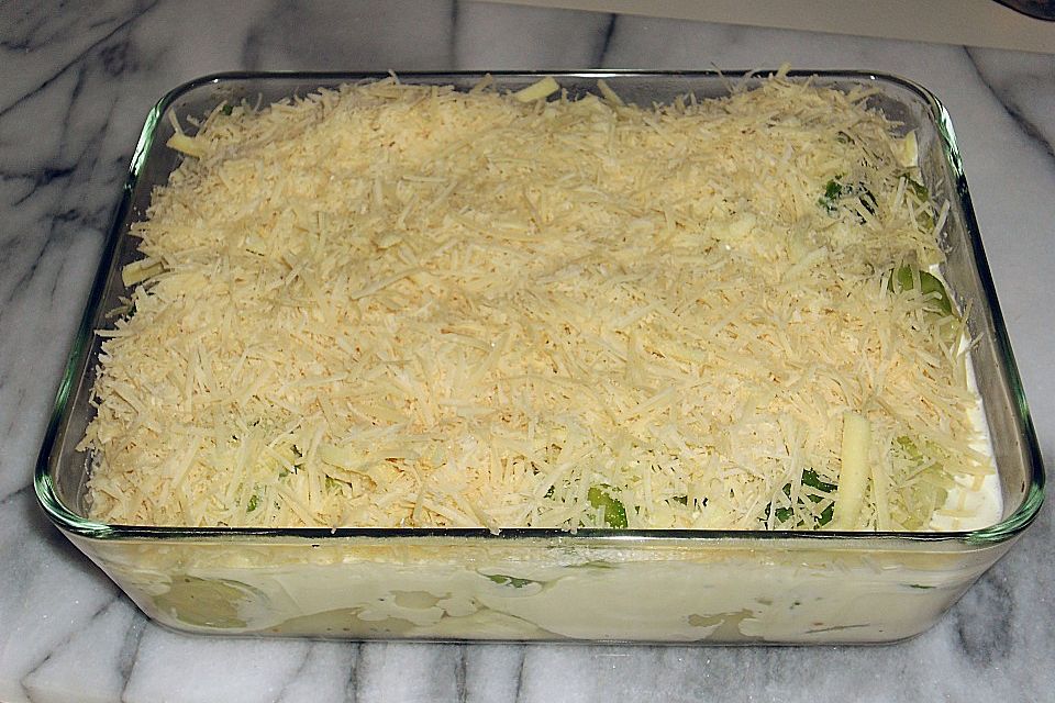 Rosenkohl-Kartoffel-Gratin