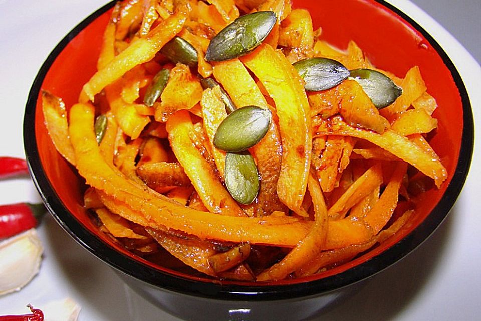 Scharfer Karottensalat