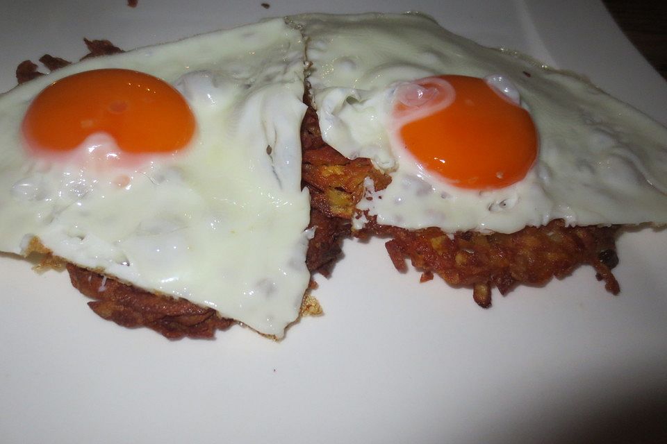 Rösti aus rohen Kartoffeln