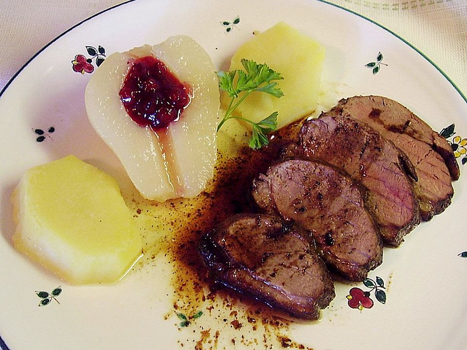 Entenbrustfilets mit Honig| Chefkoch