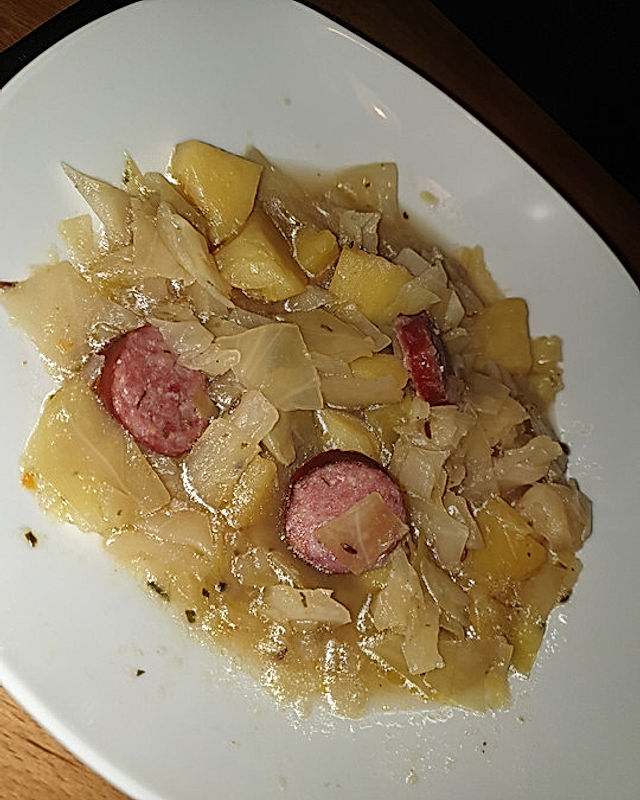 Spitzkohl-Kartoffeleintopf
