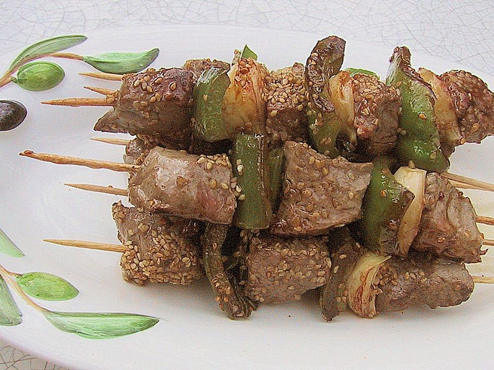 Rindfleischspieße asiatisch von Corela1| Chefkoch