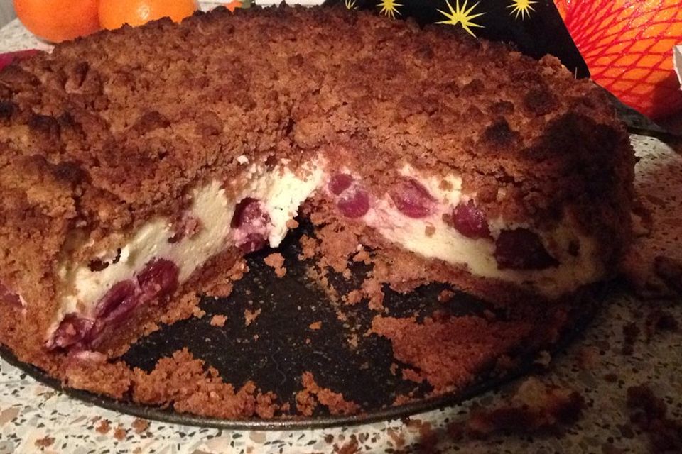 Kirsch - Schoko - Streusel - Kuchen