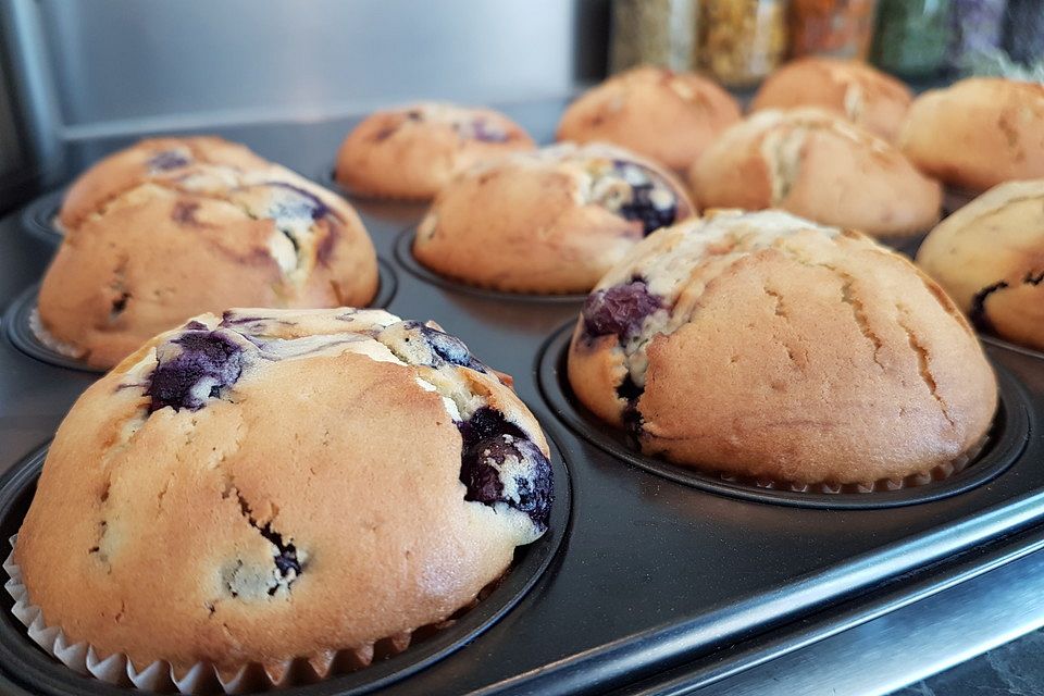 Himbeer - Frischkäse - Muffins