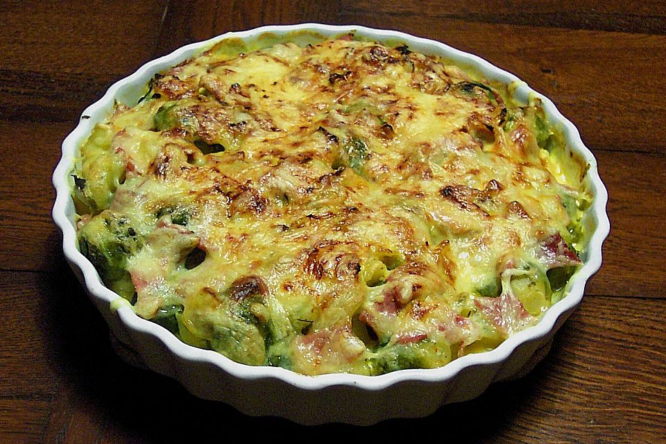 Rosenkohl - Kartoffel - Schinken - Gratin