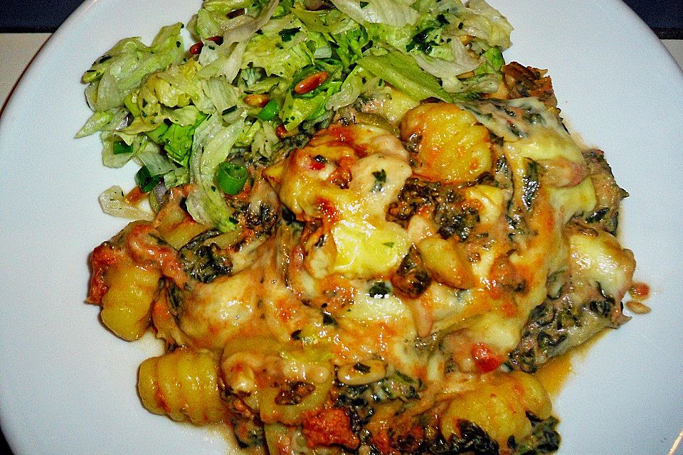 Überbackene Gnocchi