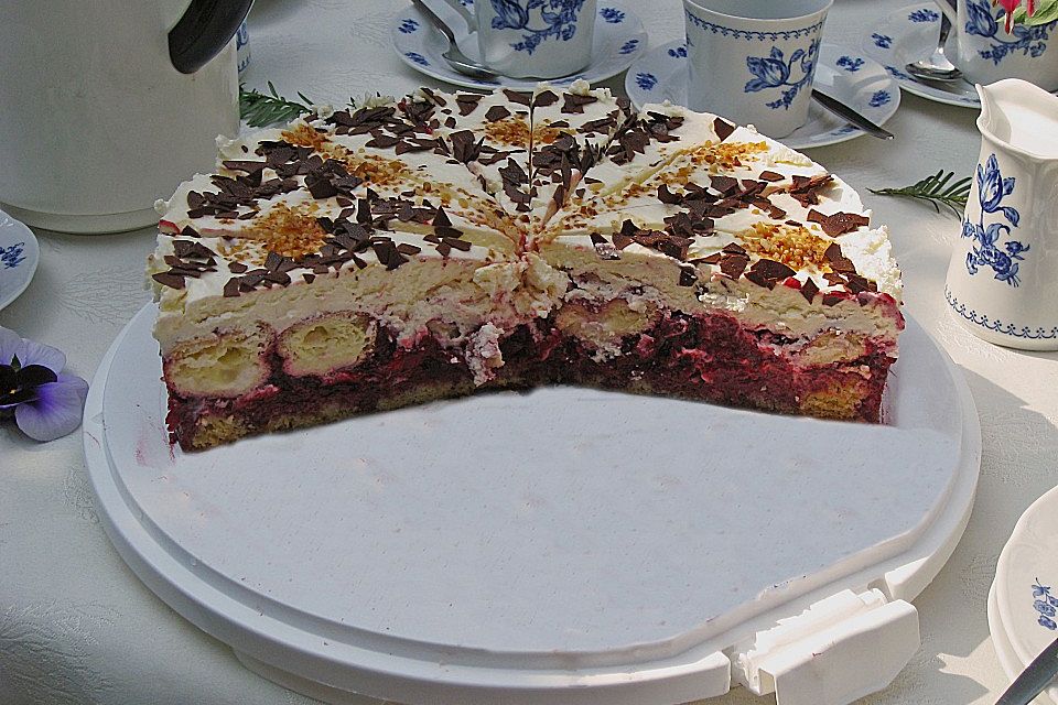 Windbeutel - Kirschtorte