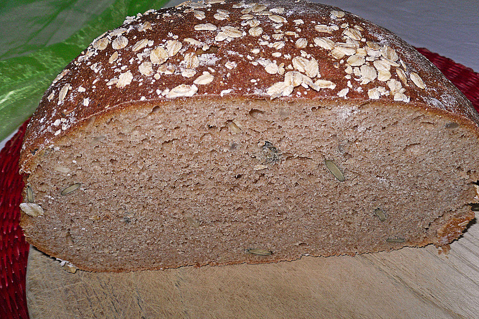 Buttermilchbrot mit Haferflocken Buttermilchbrot mit Haferflocken