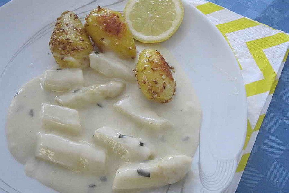 Estragonsoße, ideal zu Spargel und ganz einfach