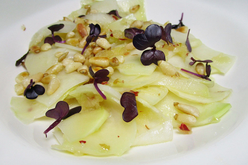 Feuervogels Kohlrabi - Apfel - Salat