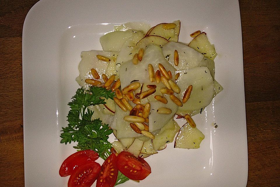 Feuervogels Kohlrabi - Apfel - Salat