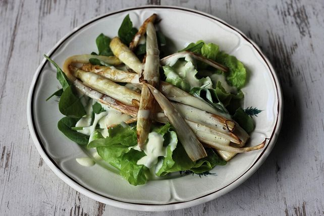 Spargel - Spinat Salat von baerbelchen| Chefkoch