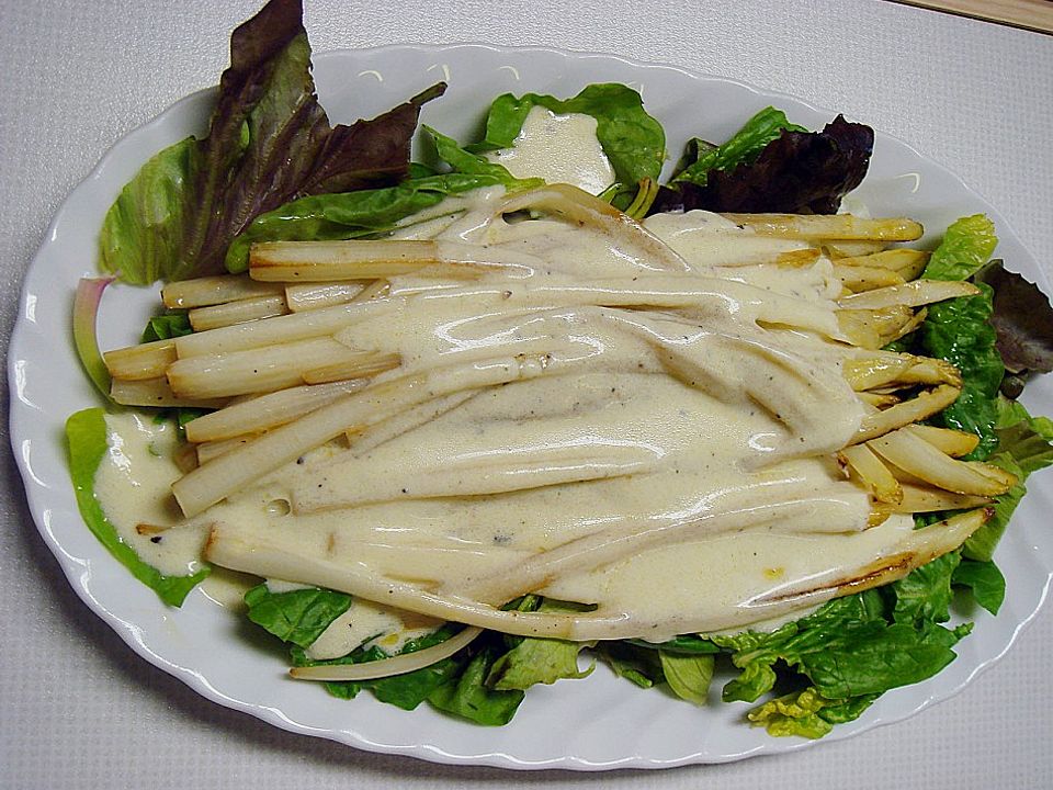 Spargel - Spinat Salat von baerbelchen| Chefkoch