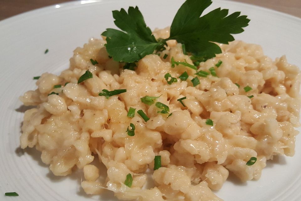 Simones Käsespätzle aus der Pfanne