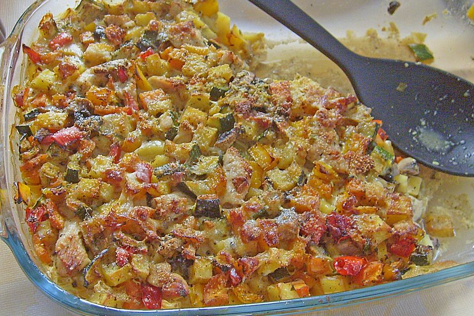 Annikas Gemüse - Hähnchen - Tortilla