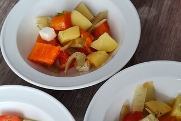 Süßkartoffel - Kartoffel - Fenchel - Auflauf von bellenoir15 | Chefkoch