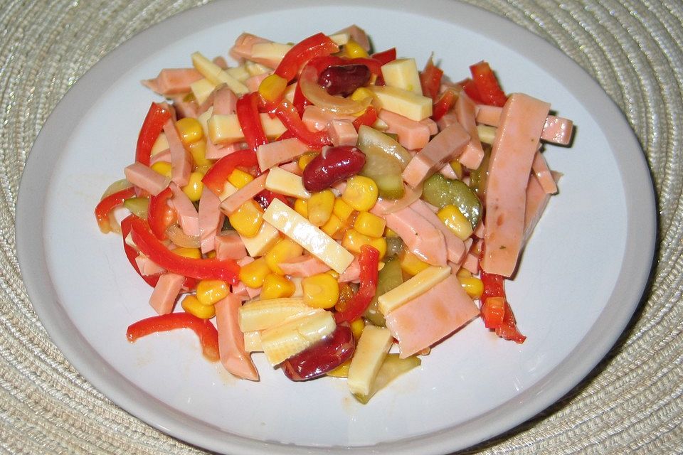 Pikanter Wurstsalat