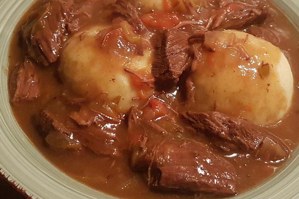 Rindergulasch mit Paprika