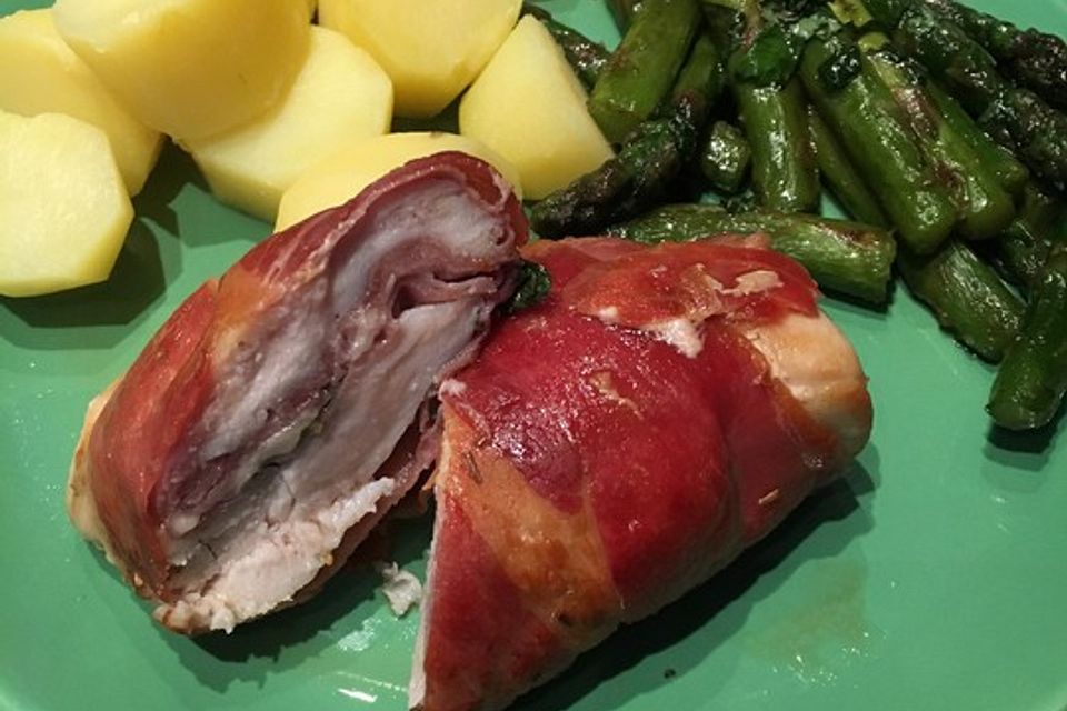 Albertos Hühnerbrust mit Spargel Albertos Hühnerbrust mit Spargel