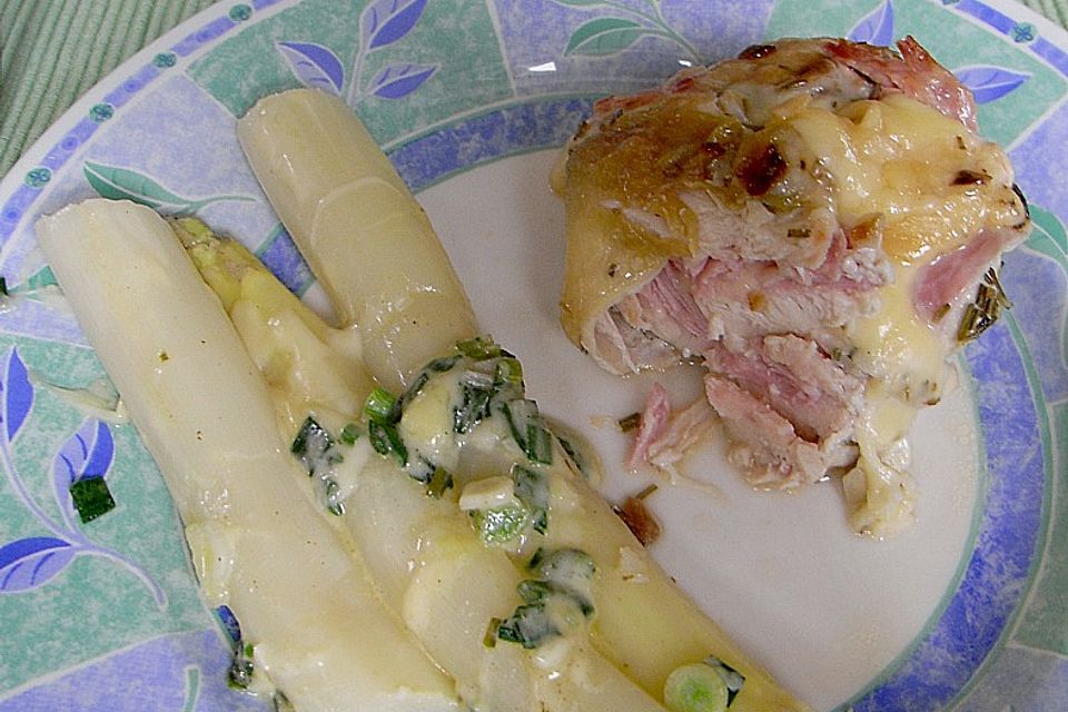 Albertos Hühnerbrust mit Spargel Albertos Hühnerbrust mit Spargel