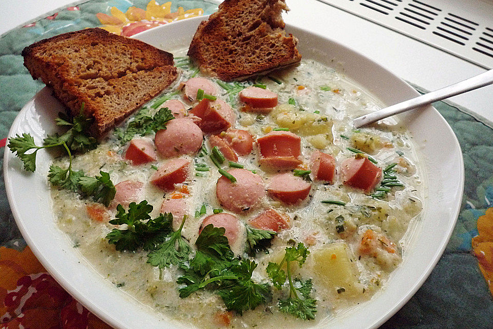 Leichte Käsesuppe à la Marlen