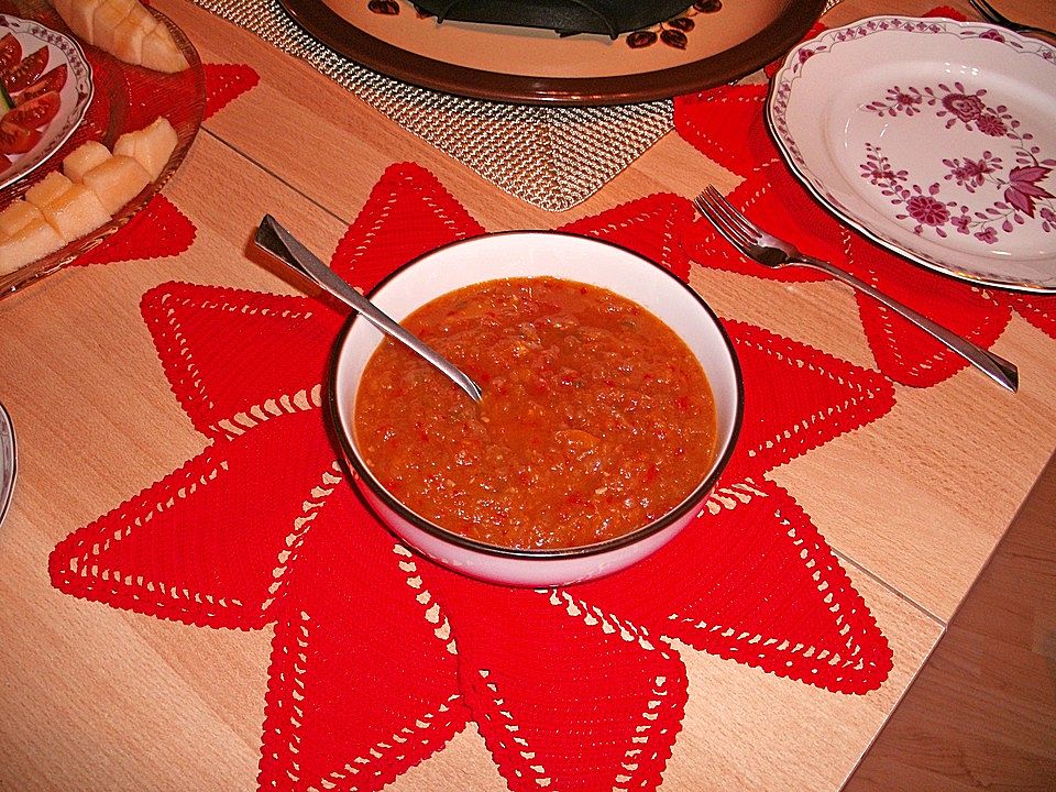 Zwiebel - Paprika - Relish von Shekina| Chefkoch