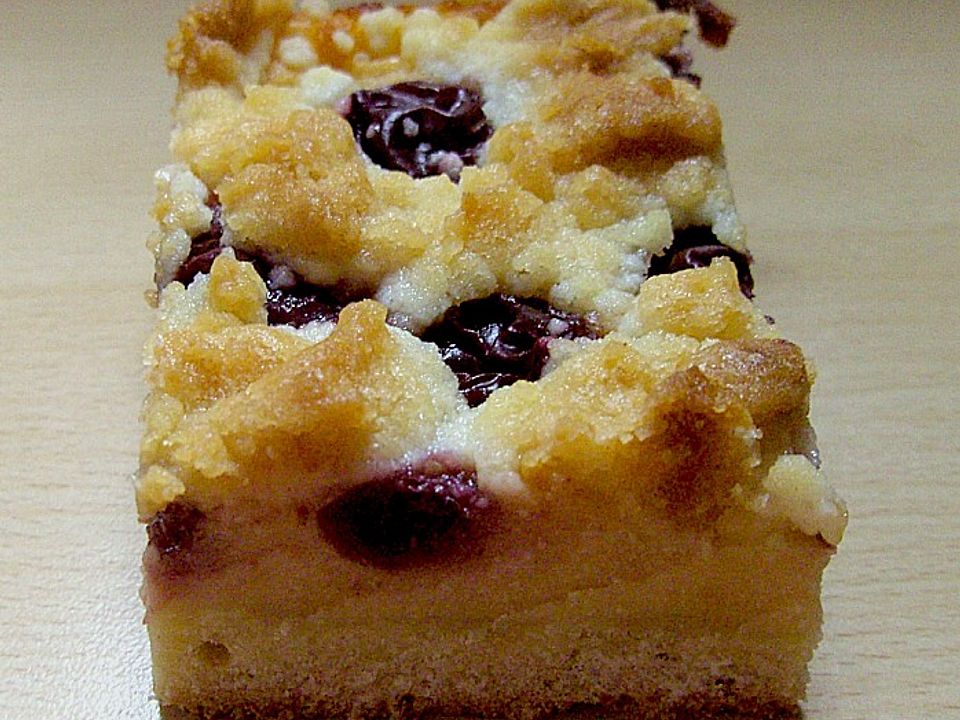 Kirsch - Marzipanpudding - Streuselkuchen| Chefkoch