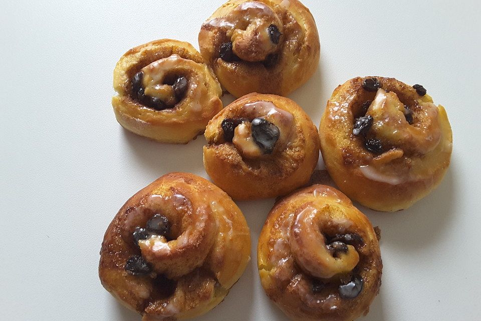 Dänische Zimt - Schnecken