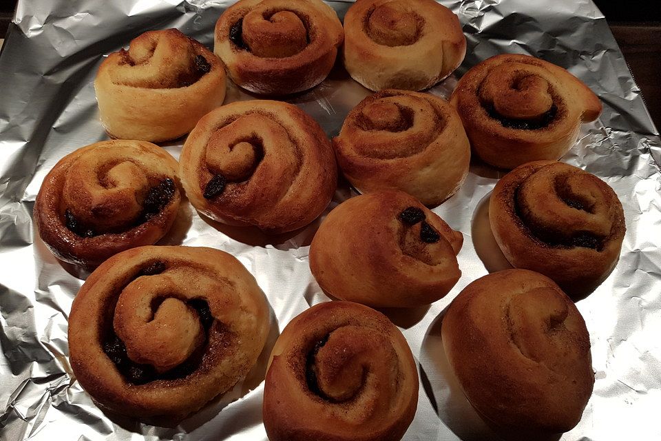 Dänische Zimt - Schnecken
