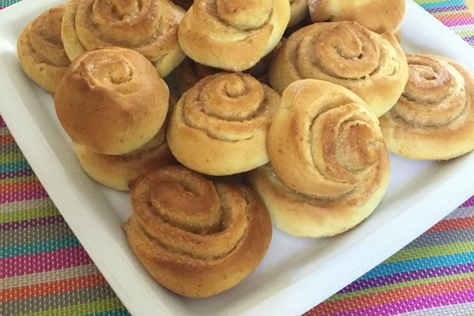 Dänische Zimt - Schnecken