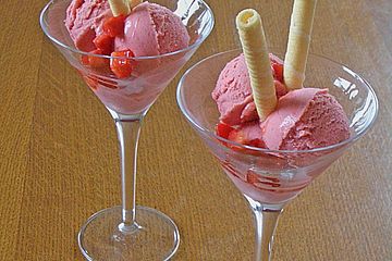 Erdbeer - Kokos - Eis
