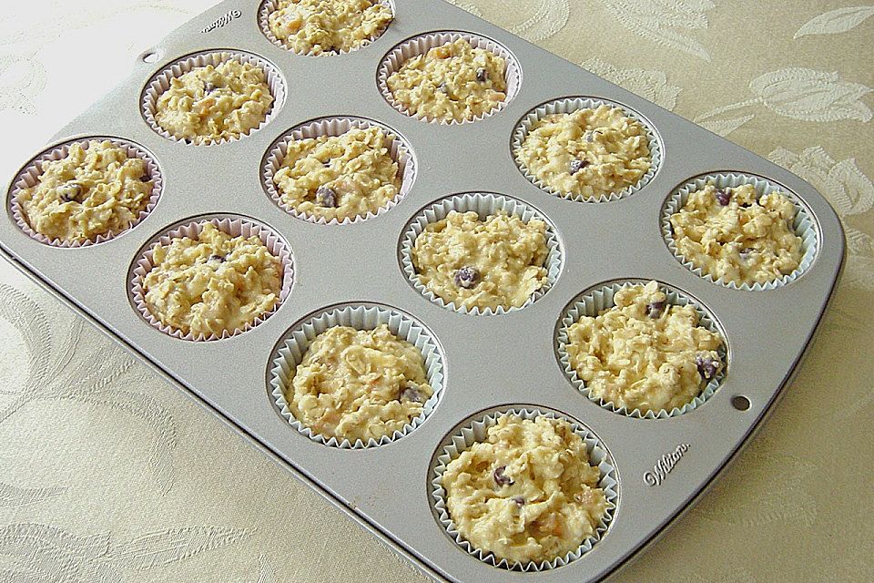 Haferflocken Muffins