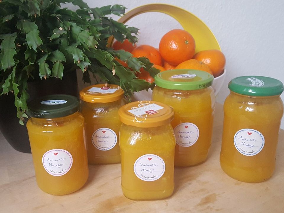 Ananas - Mango - Orangen - Konfitüre von hauki | Chefkoch