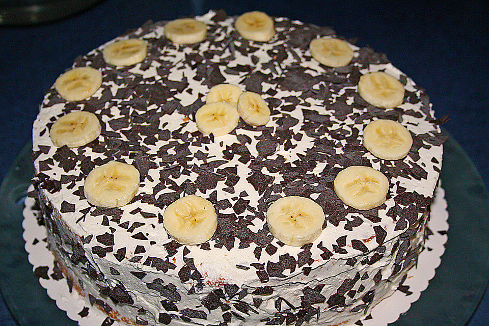 Bananen-Sahne-Kuchen