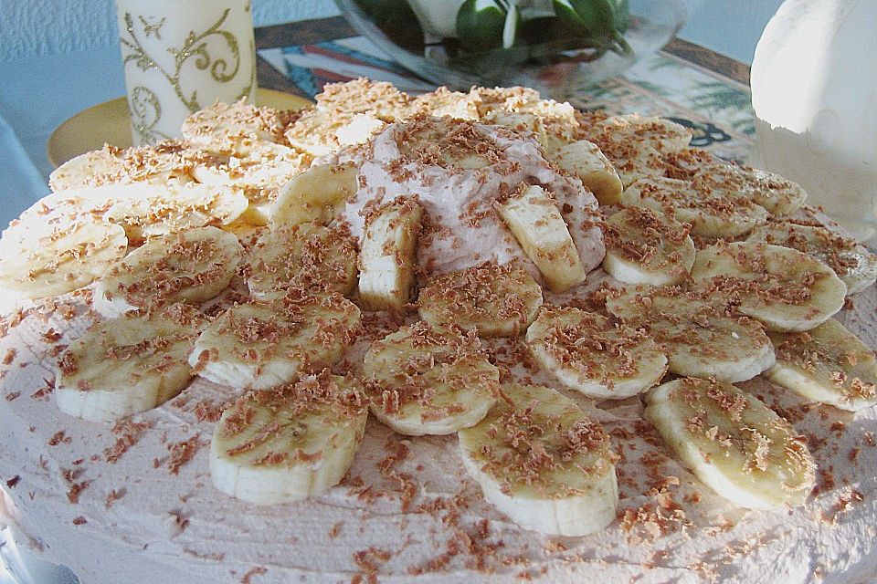 Bananen-Sahne-Kuchen