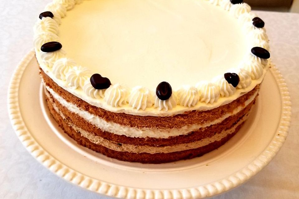 Mokka - Eierlikör - Torte