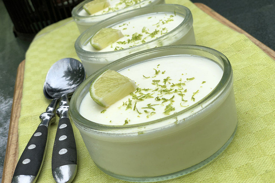 Limetten - Joghurt - Mousse