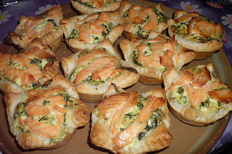 Spinat - Lachs - Muffins