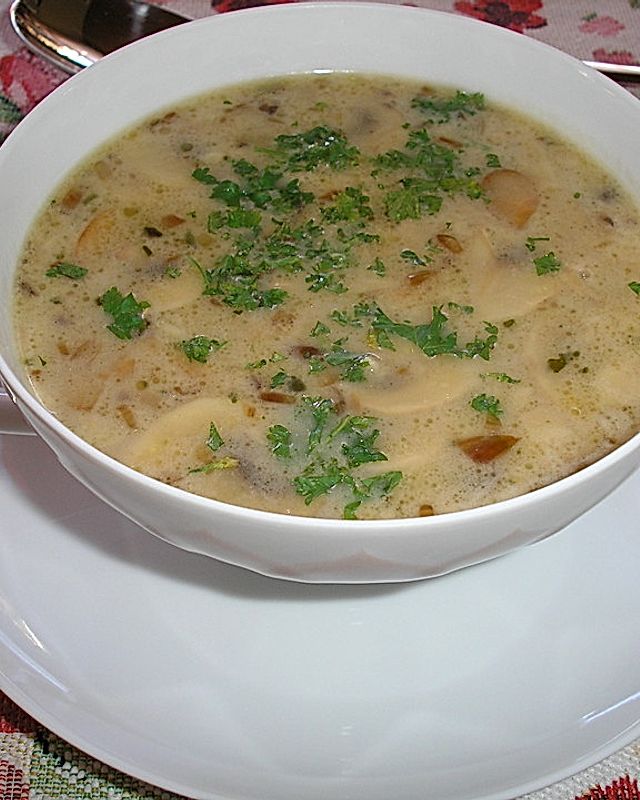 Champignon-Creme-Suppe
