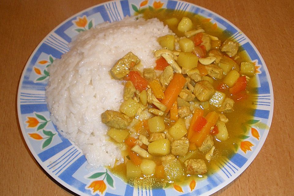 Japanisches Curry mit Rindfleisch