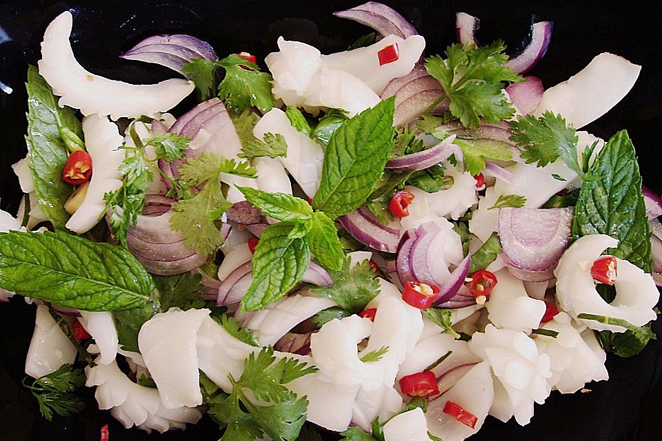 Thai - Tintenfischsalat