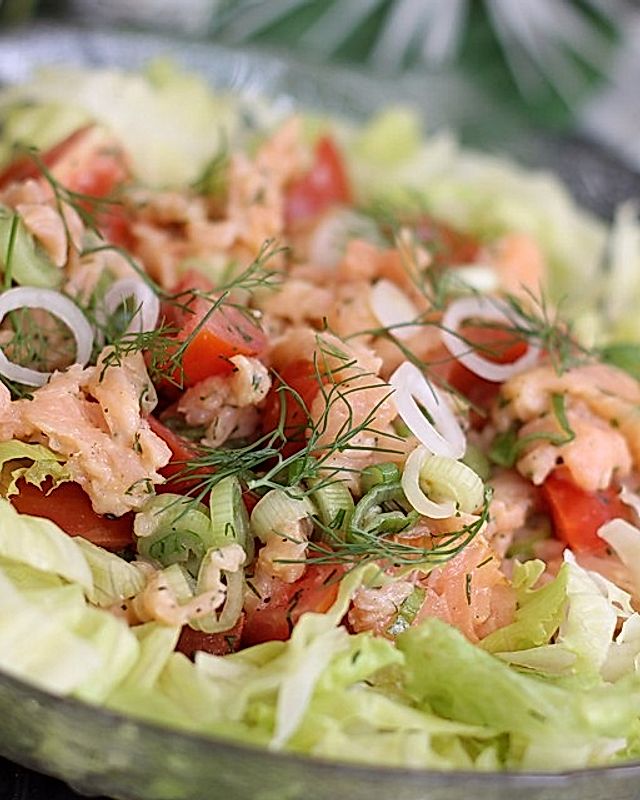 Räucherlachs - Salat