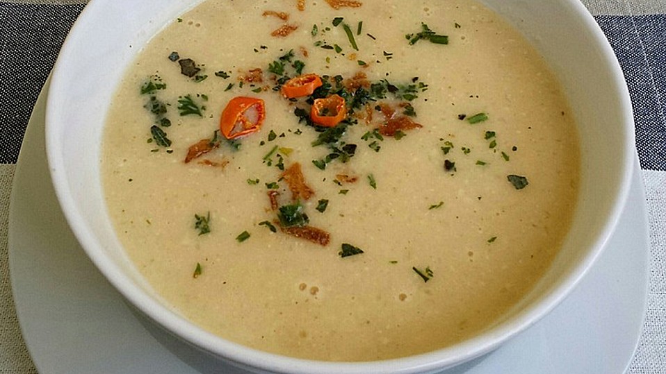 Vegetarische Käsesuppe von telgie