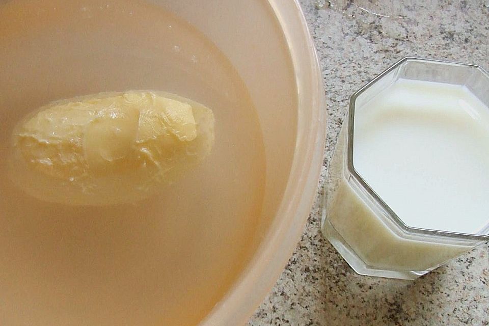 Selbstgemachte Butter