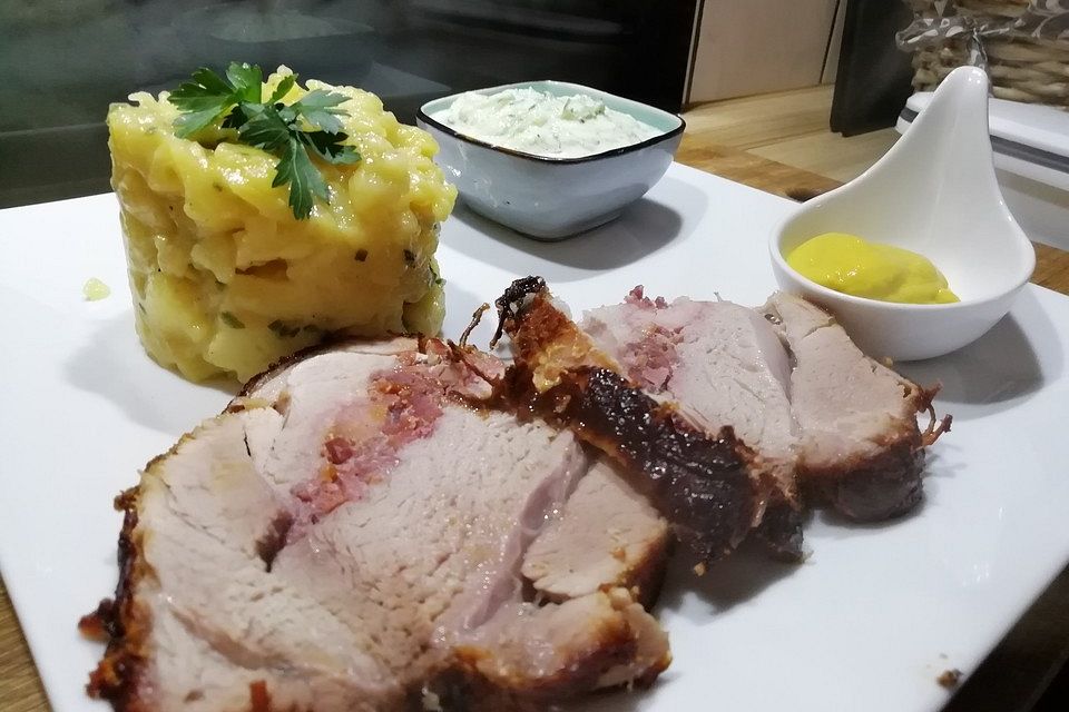 Spießbraten im Bratschlauch