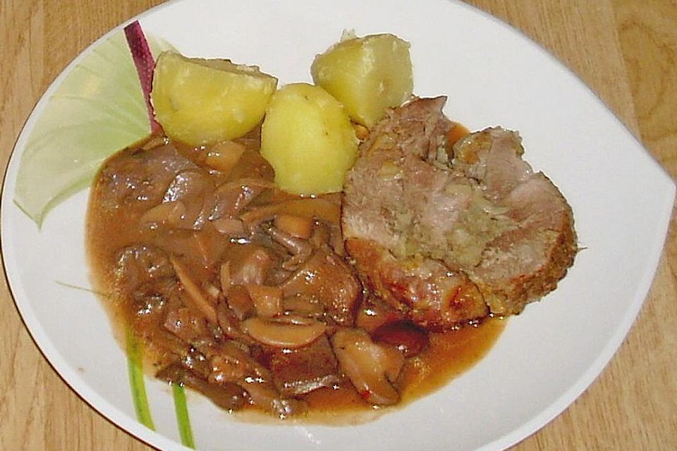 Spießbraten im Bratschlauch